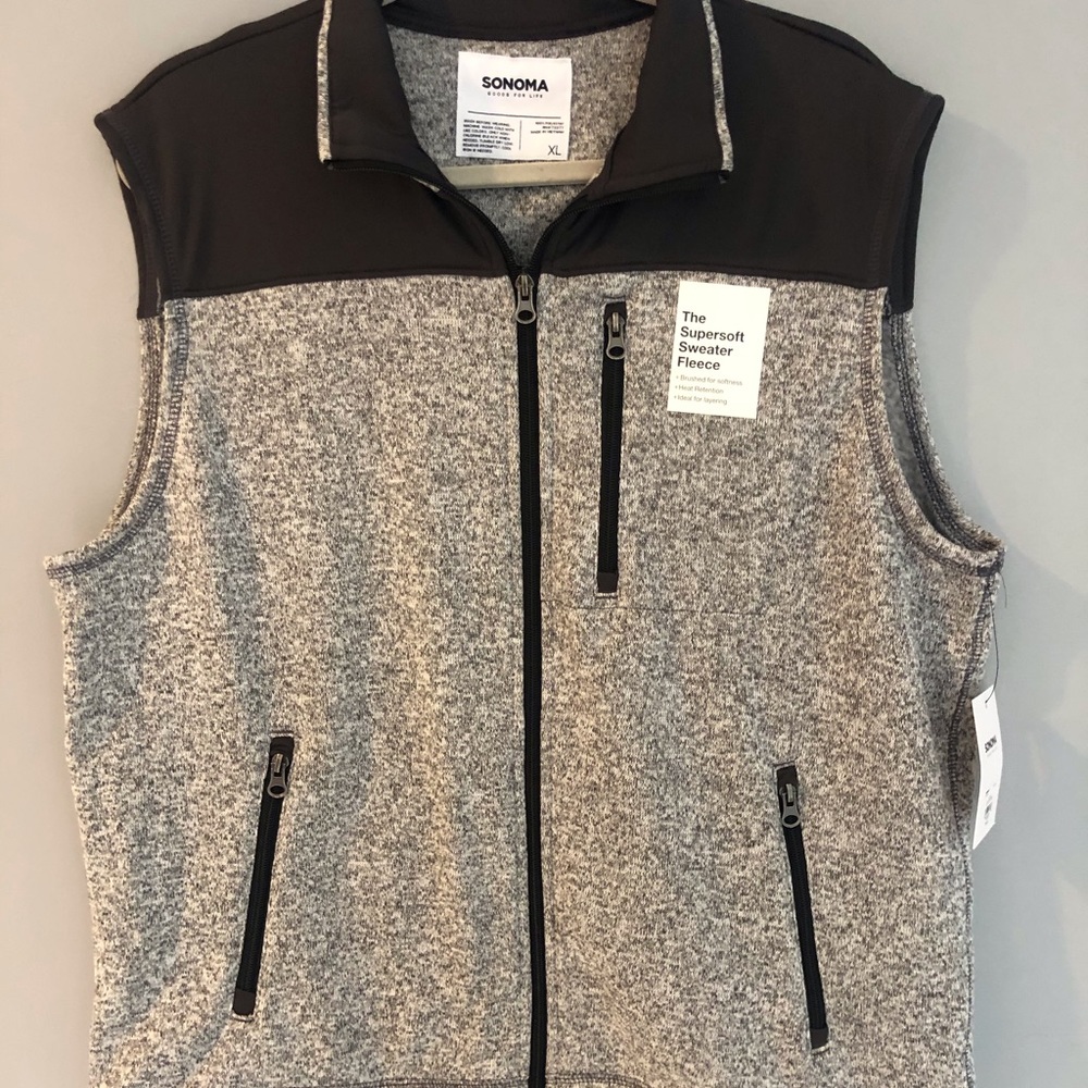 Men’s fleece vest - size XL